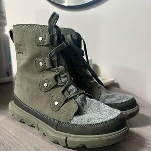 Sorel Women's Explorer Next Joan Waterproof Suede Ankle Boots